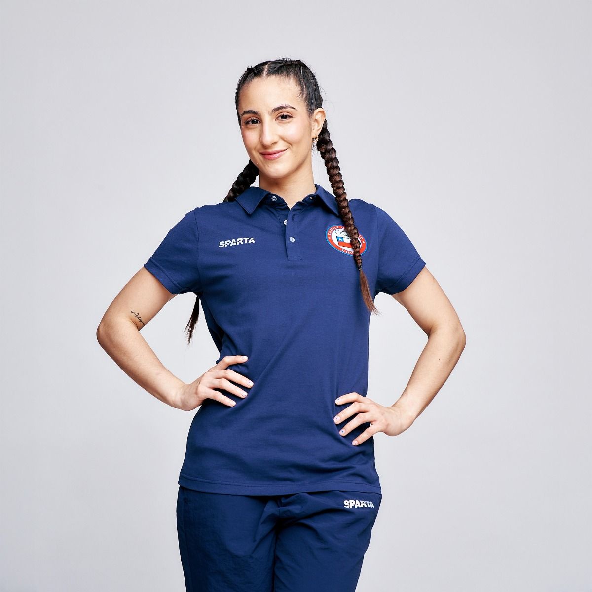 SPARTA - Polera Mujer Sparta Team Chile Azul