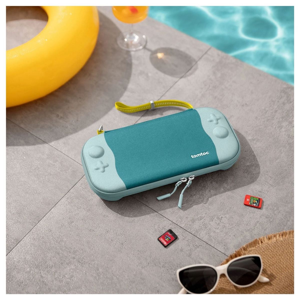 TOMTOC - Tomtoc Funda Rígida FancyCase-G05 para Nintendo Switch 2 Turquesa