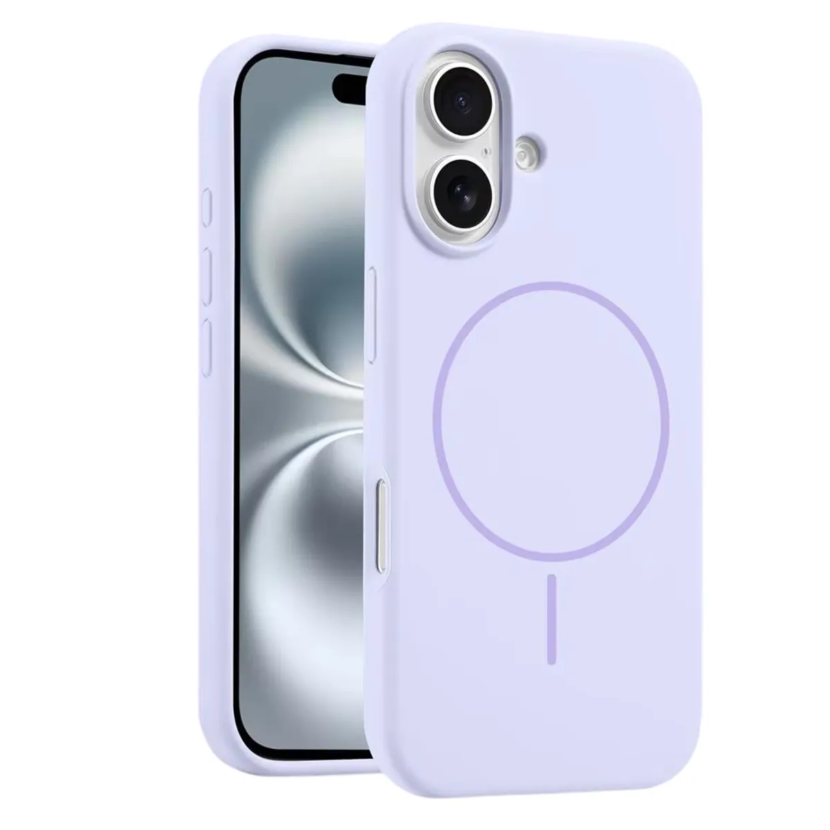 GENERICO - Carcasa Silicona Con Magsafe Iphone 17 / Lavanda