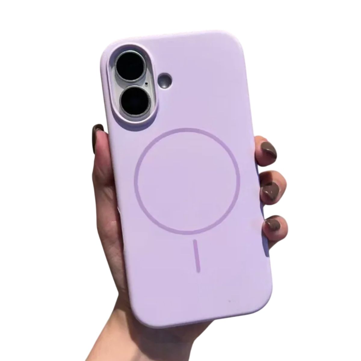 GENERICO - Carcasa Silicona Con Magsafe Iphone 17 / Lavanda