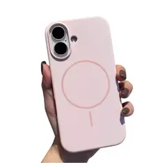 GENERICO - Carcasa Silicona Con Magsafe Iphone 17 / Rosa