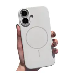 GENERICO - Carcasa Silicona Con Magsafe Iphone 17 / Blanco