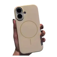 GENERICO - Carcasa Silicona Con Magsafe Iphone 17 / Caqui