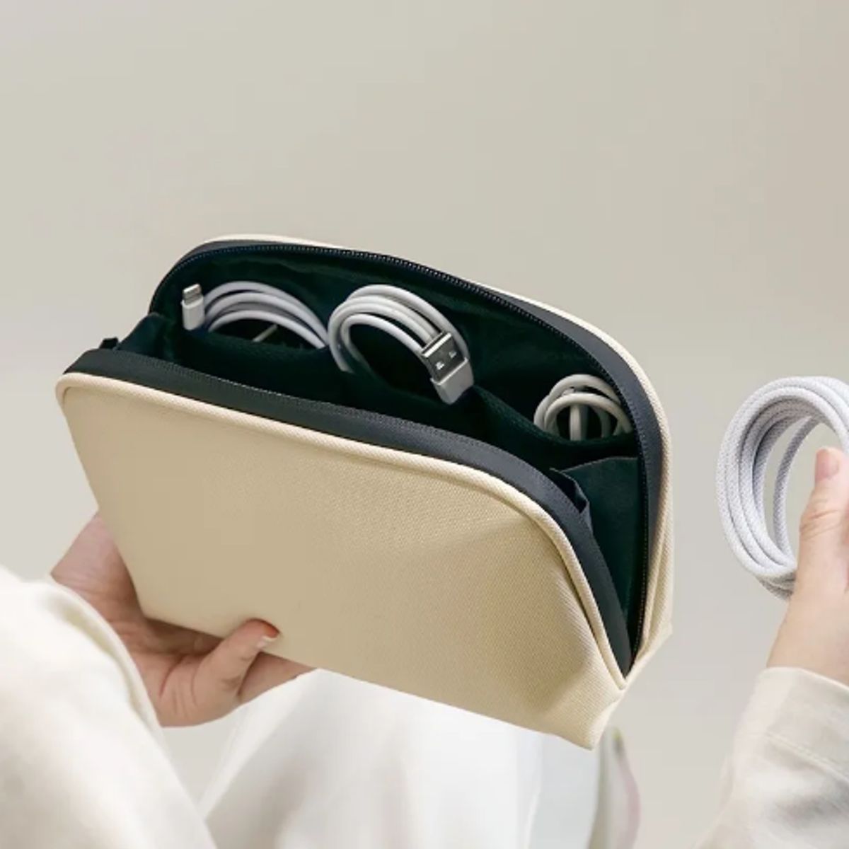 GENERICO - Bolsa Organizadora De Cables Electrónicos Cargadores