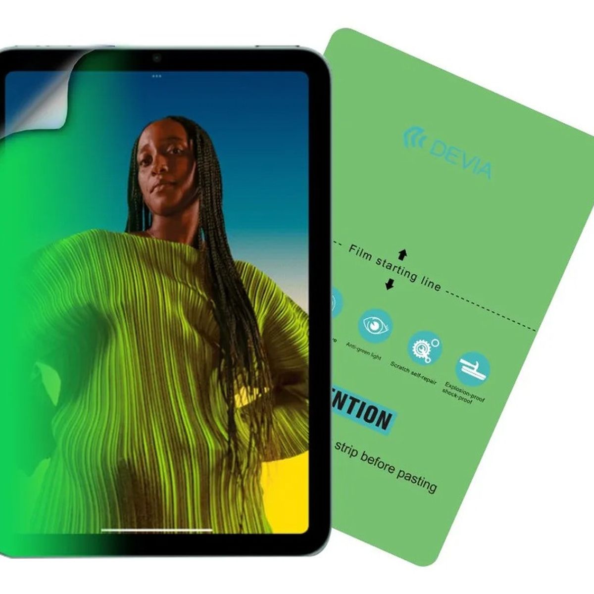 DEVIA - Lámina Hidrogel Devia Anti Luz Azul GreenRay para Galaxy Tab S9 11