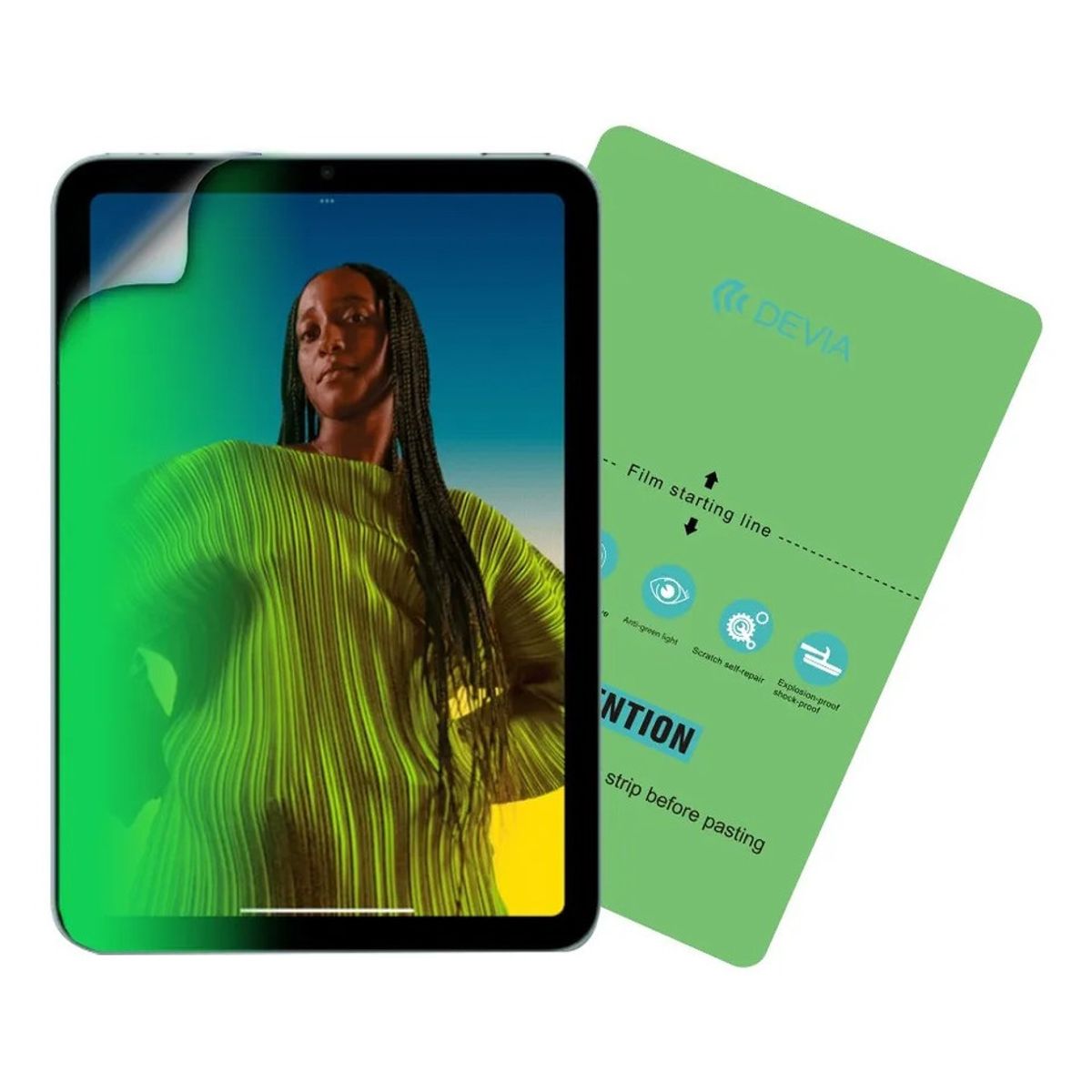 DEVIA - Lámina Hidrogel Devia Anti Luz Azul GreenRay para Galaxy Tab S9 11