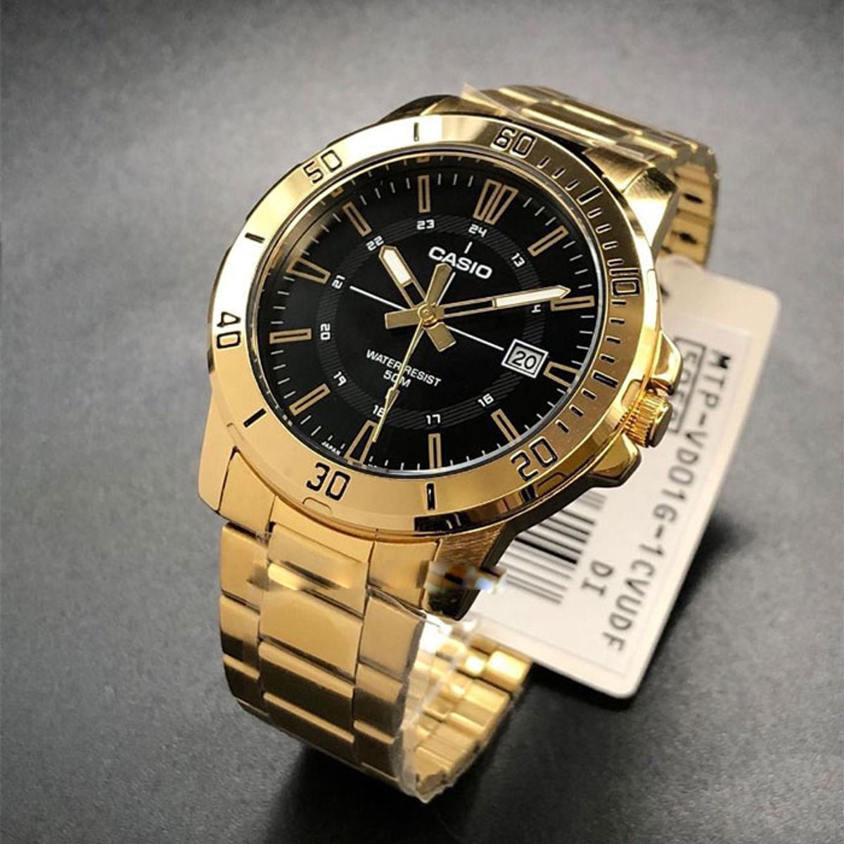 CASIO - RELOJ CASIO MTPVD01G-1C HOMBRE ANALOGO METAL DORADO