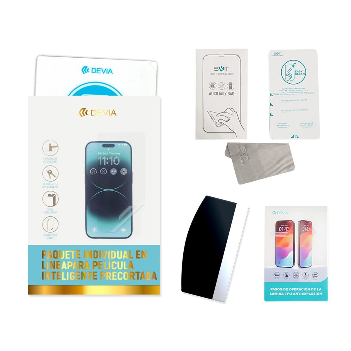 DEVIA - Lámina Hidrogel DEVIA Textura de Papel para Galaxy Tab S10 Lite 109