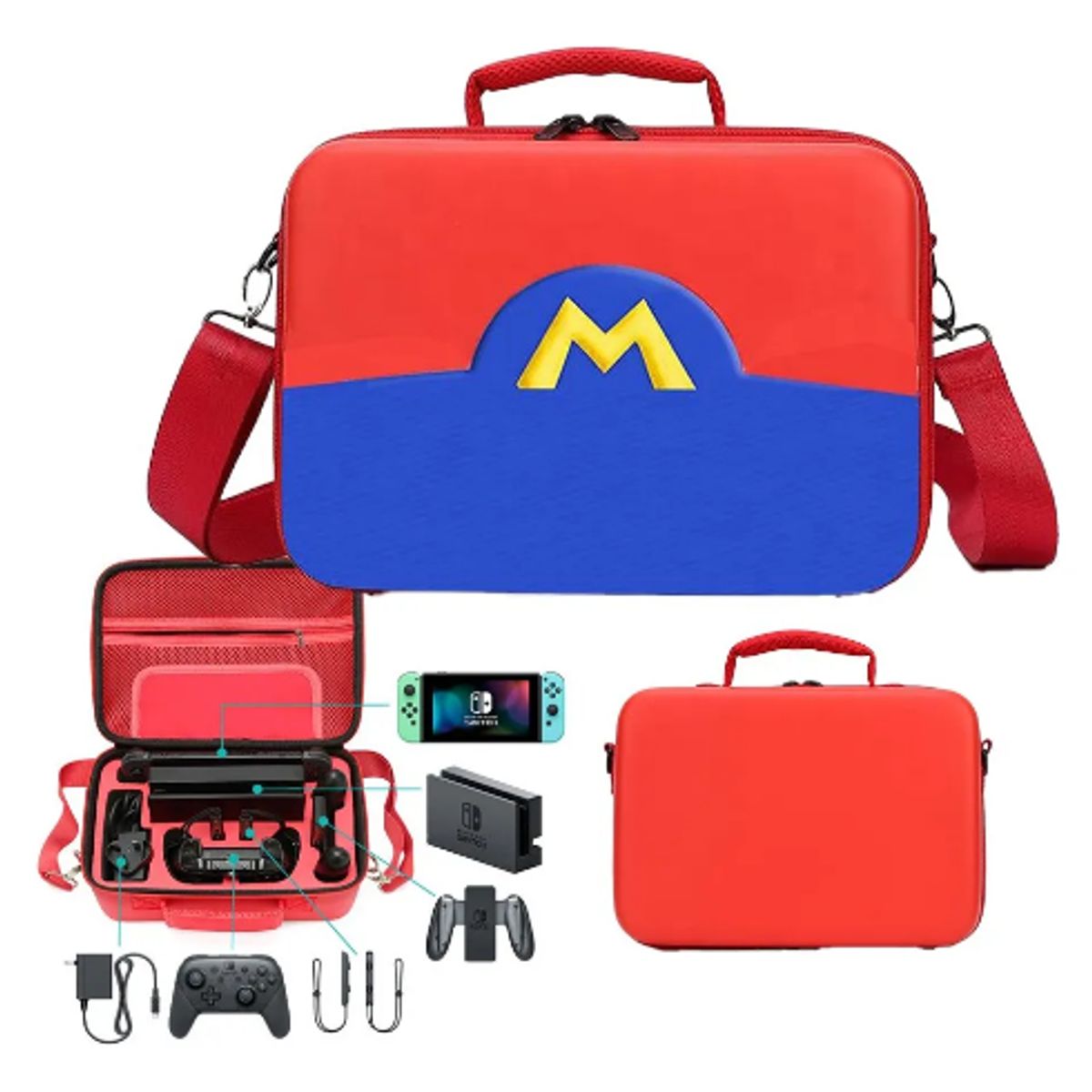 GENERICO - Estuche Rígido Bolso De Viaje Protector Para Nintendo Switch