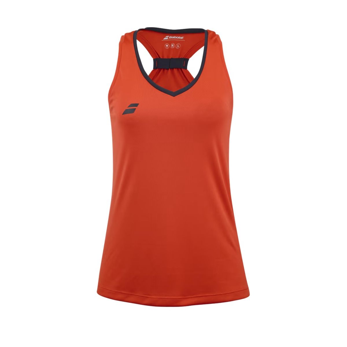 BABOLAT - Polera Babolat Play Tank Top Women Rojo Fiesta Tenis Padel