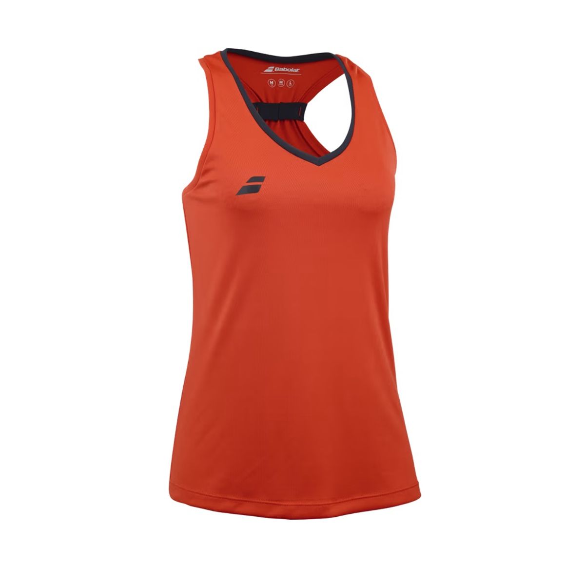 BABOLAT - Polera Babolat Play Tank Top Women Rojo Fiesta Tenis Padel