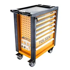 TOLSEN - Gabinete Caja de herramientas metálico 7 bandejas 80307