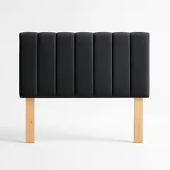 GENERICO - Respaldo 2 Plazas Tubular Gris Grafito