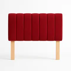 GENERICO - Respaldo 2 Plazas Tubular Rojo