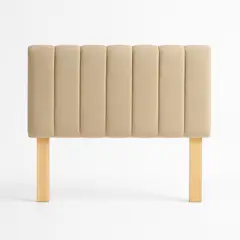 GENERICO - Respaldo 2 Plazas Tubular Beige