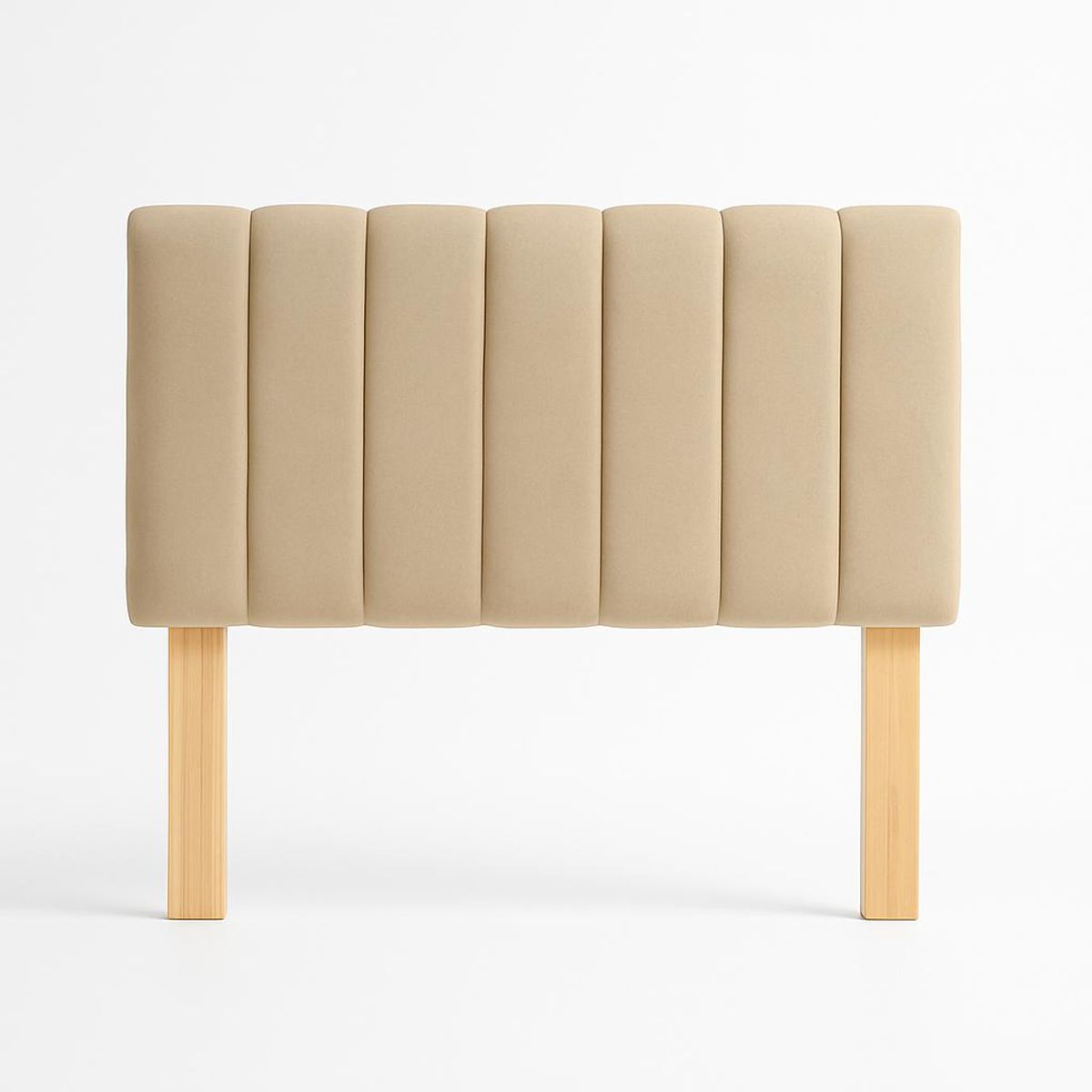 GENERICO - Respaldo 2 Plazas Tubular Beige Lino