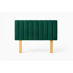 GENERICO - Respaldo 2 Plazas Tubular Verde Botella Lino