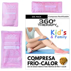 360 THERAPY - 3 Gel Packs Frío/Calor Kid's & Family