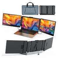 Monitor Portátil para Notebook doble pantalla de 14 pulgadas FHD - Compatible Mac/Wind
