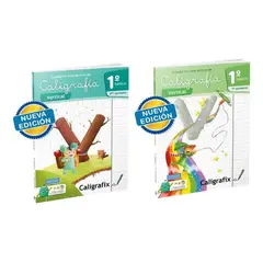 GENERICO - Pack Caligrafix Caligrafía Vertical 1°básico 1y2 Semestre