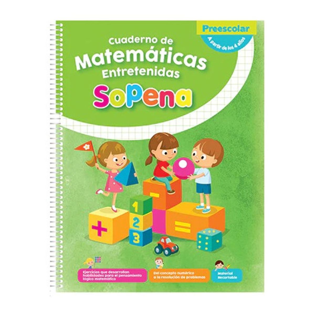 GENERICO - Matematicas Entretenidas Sopena Desde 4 Años Prekinder
