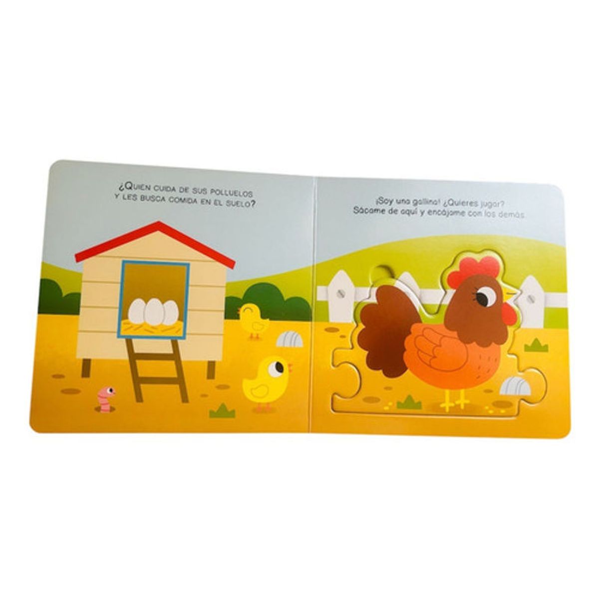 GENERICO - Mis Primeros Puzles Animales De La Granja - Cuento 5 Piezas