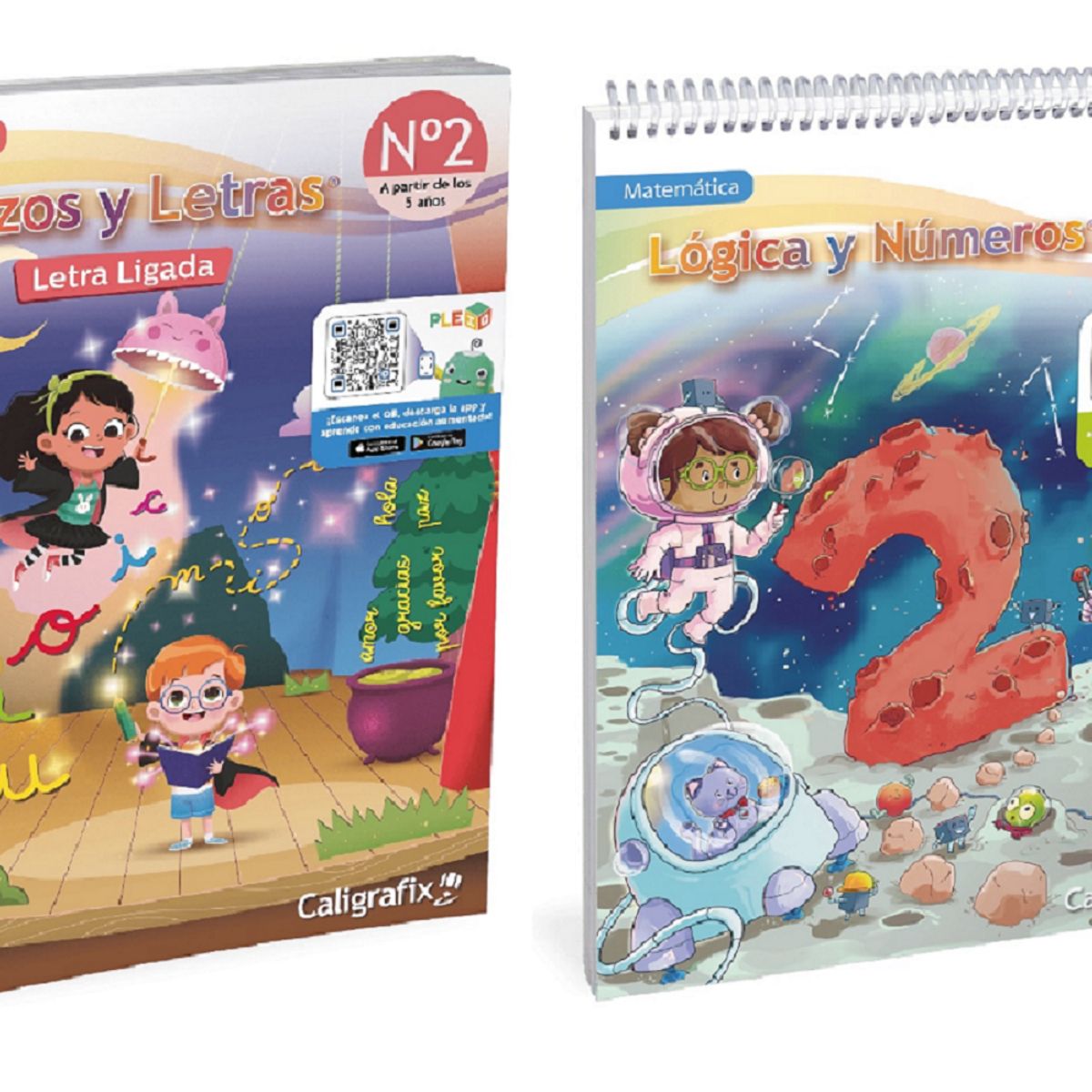 CALIGRAFIX - Pack Trazos Y Letras Logica Y Numeros 2 Caligrafix EDICION 2026