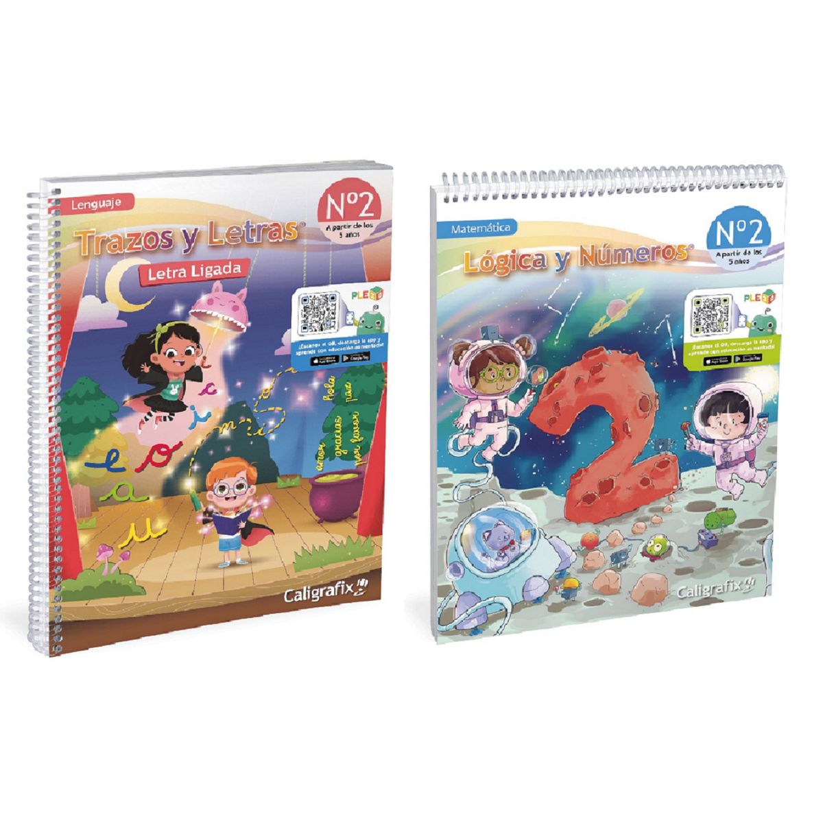 CALIGRAFIX - Pack Trazos Y Letras Logica Y Numeros 2 Caligrafix EDICION 2026