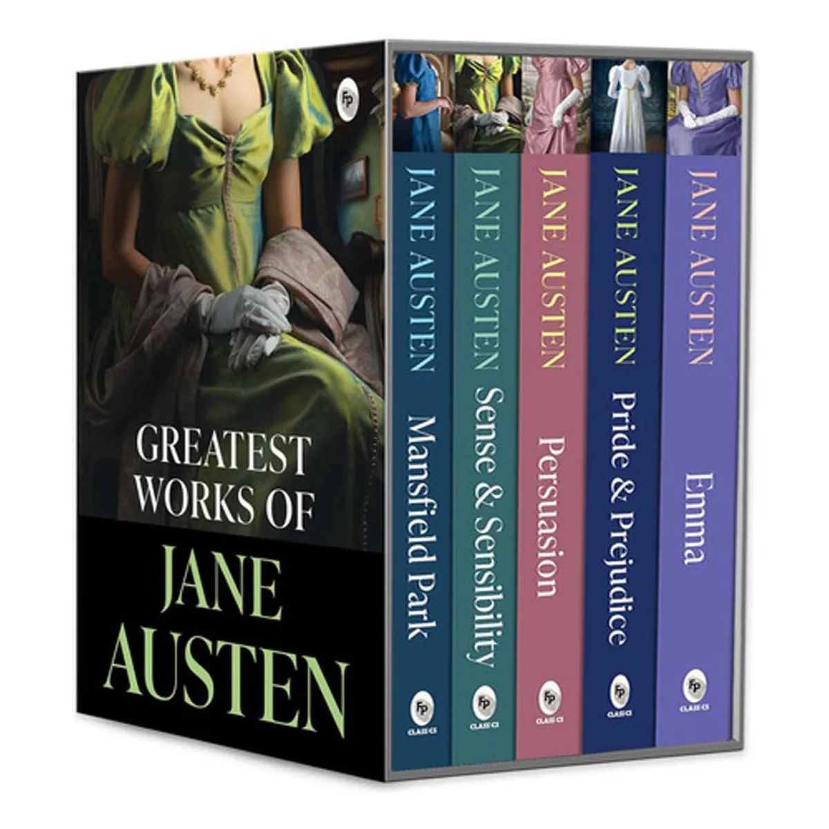 GENERICO - Greatest Works Of Jane Austen 5 Libros En Ingles - Ed Lujo