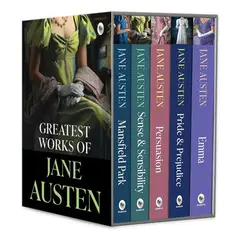 GENERICO - Greatest Works Of Jane Austen 5 Libros En Ingles - Ed Lujo