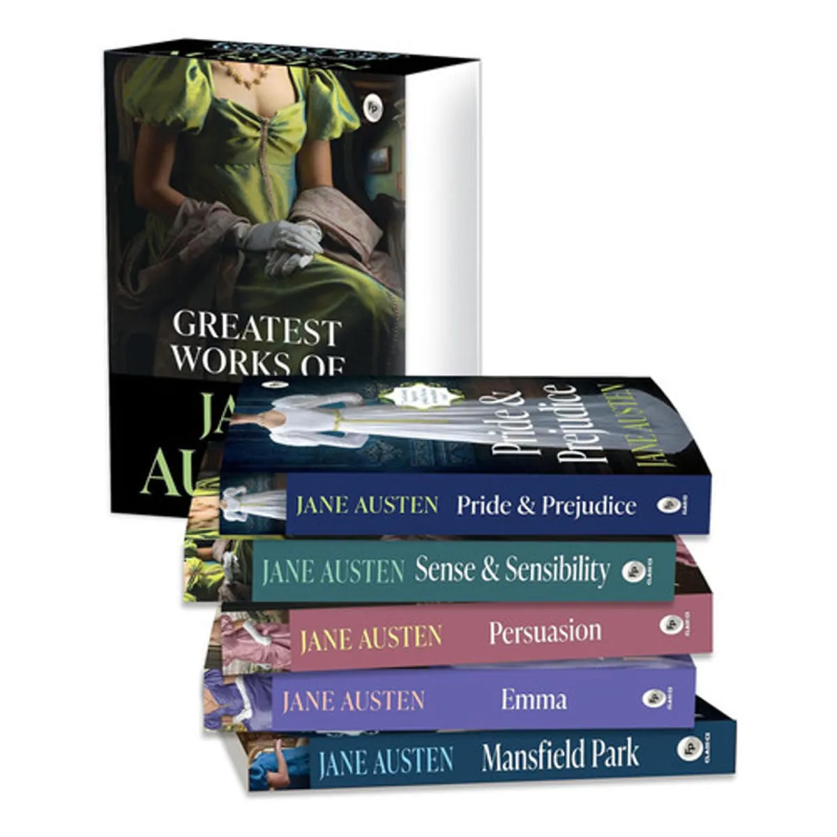 GENERICO - Greatest Works Of Jane Austen 5 Libros En Ingles - Ed Lujo