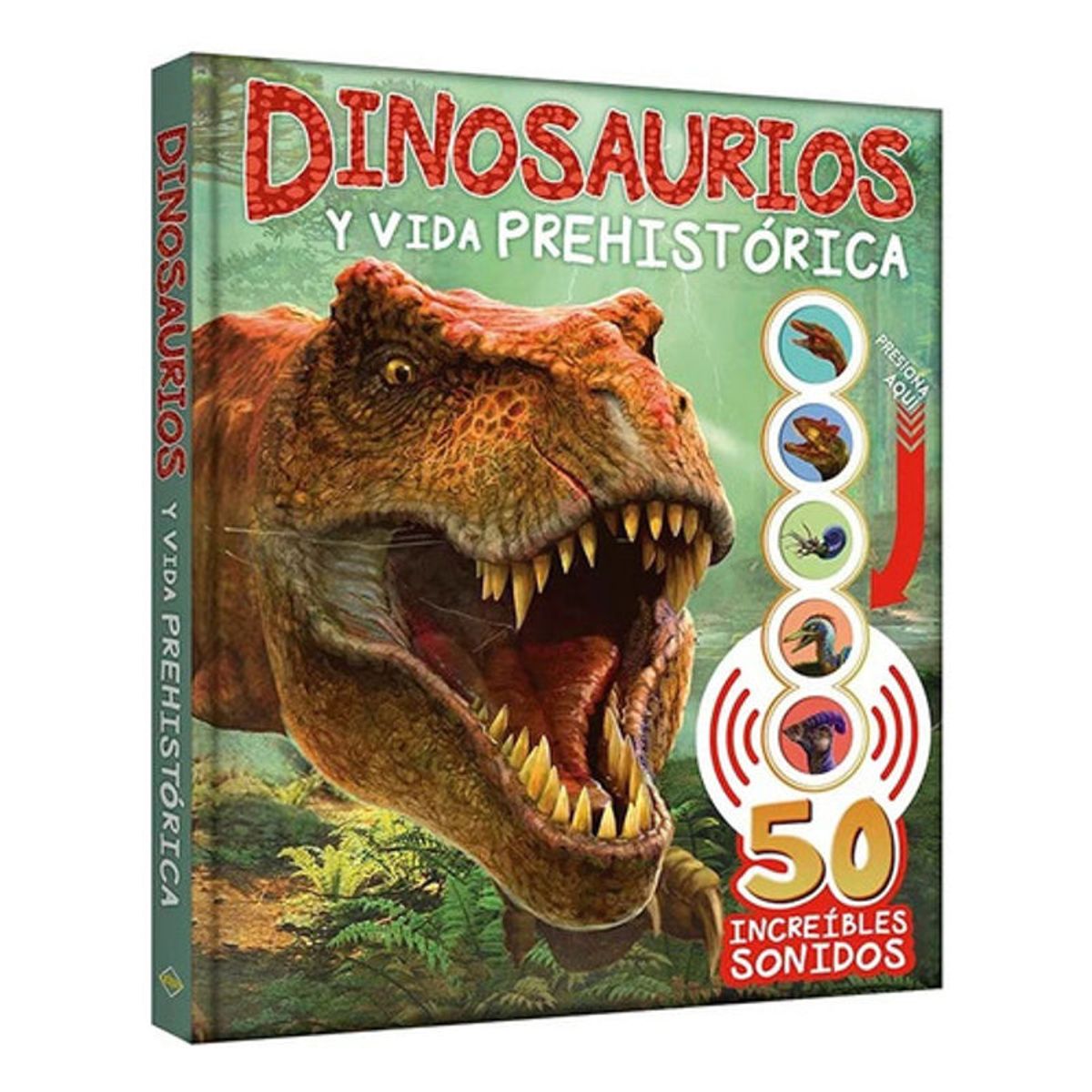 GENERICO - Libro Dinosaurios Y Vida Prehistorica - 50 Sonidos - Lexus