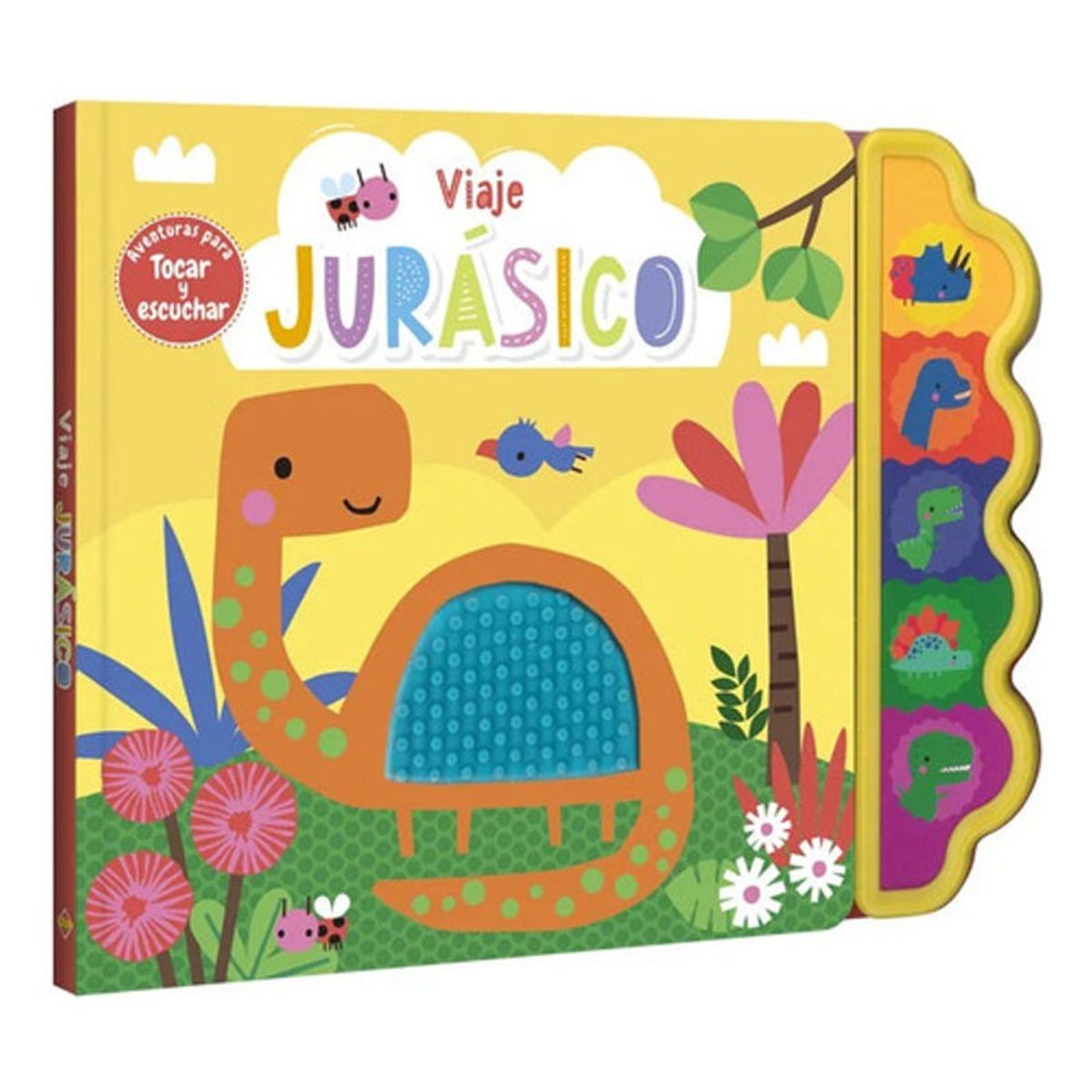 GENERICO - Libro Viaje Jurasico - 5 Sonidos Toca Y Siente - Lexusnuevo