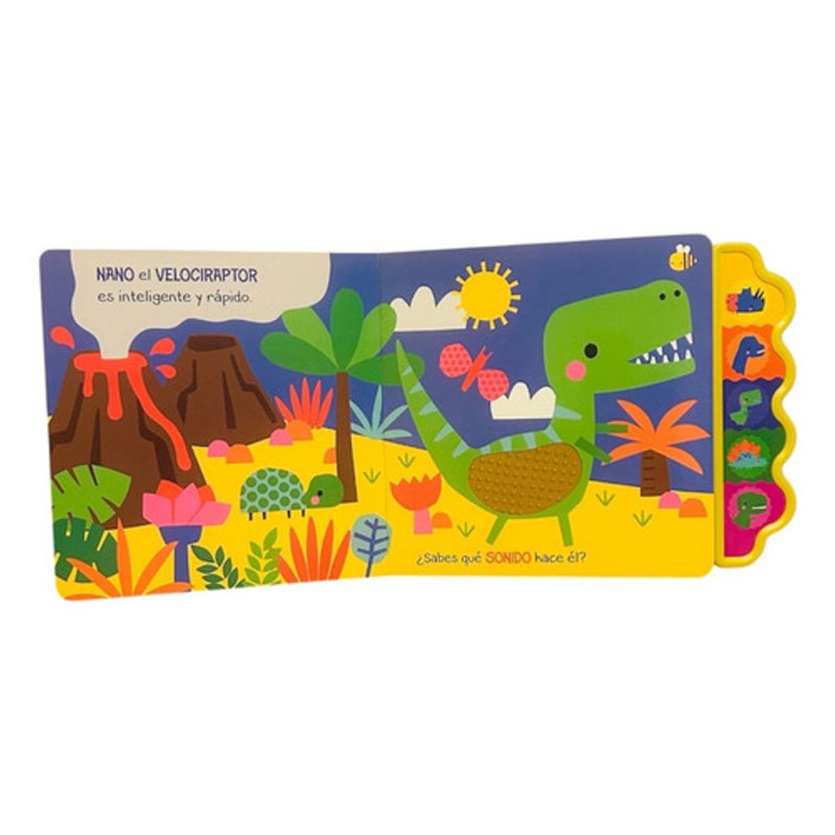 GENERICO - Libro Viaje Jurasico - 5 Sonidos Toca Y Siente - Lexusnuevo