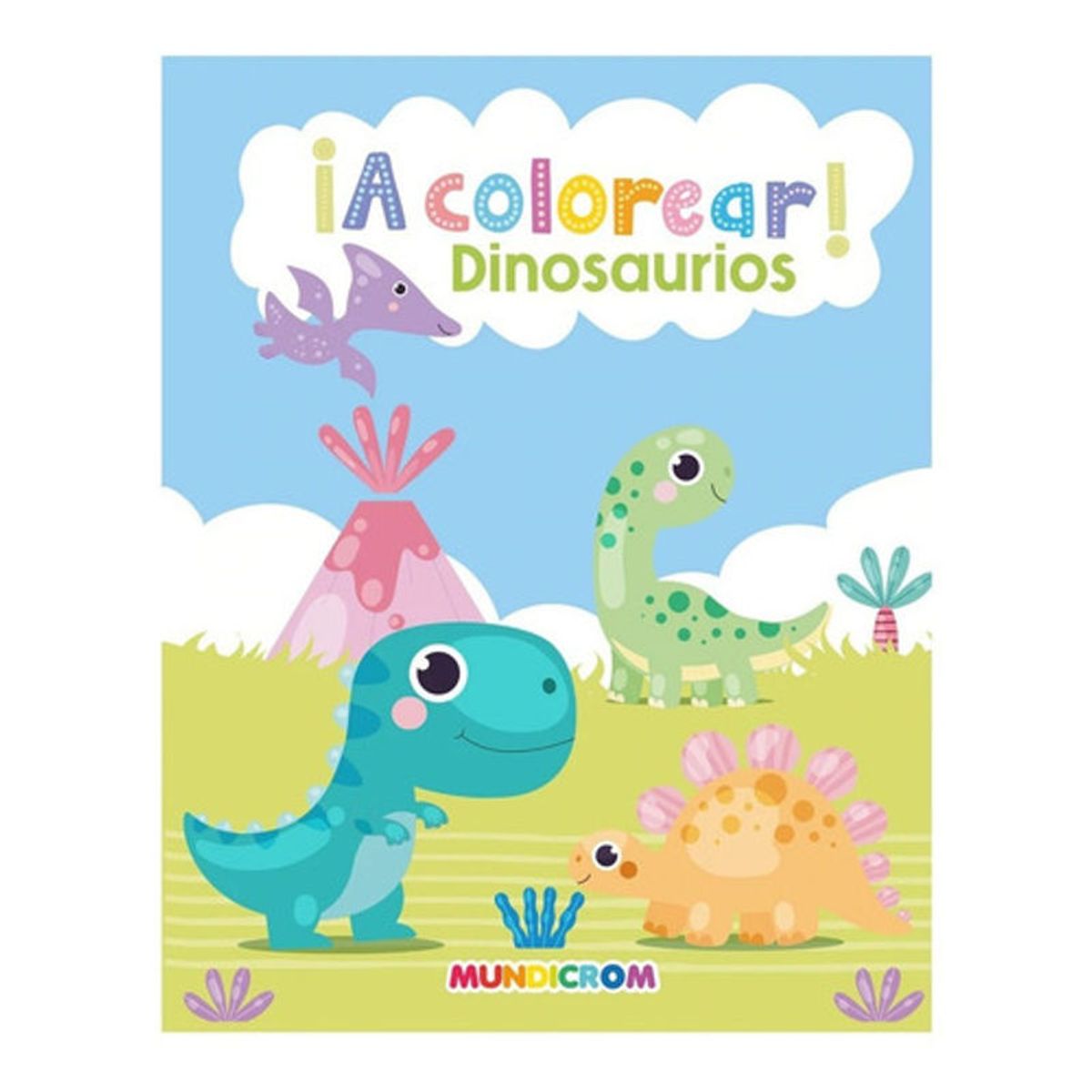 GENERICO - Colección ¡a Colorear 3 Libros Dinosaurio-transporte-anima