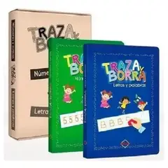 GENERICO - Set Traza Y Borra Numerossumas Letraspalabras Libro-pizar