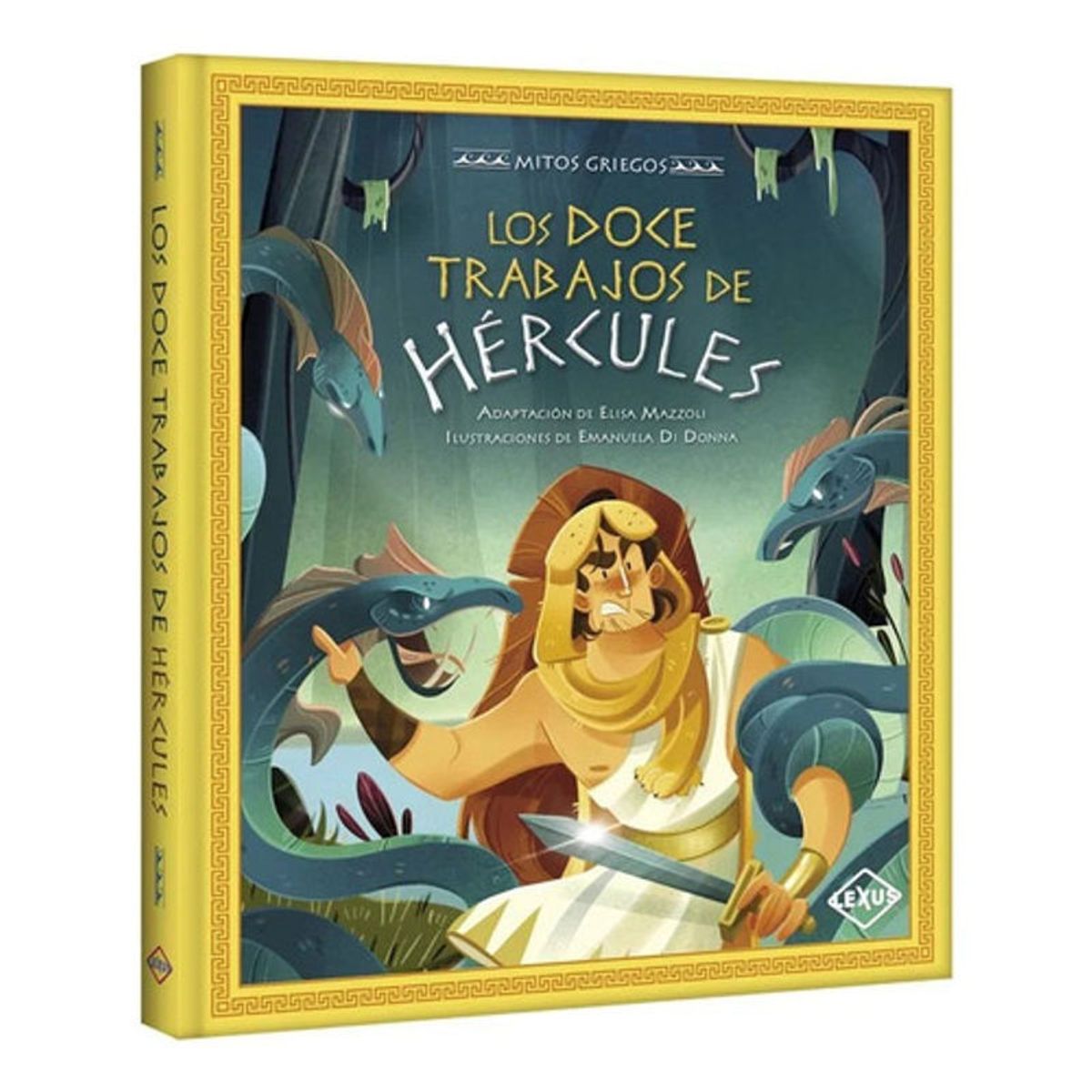 GENERICO - Libro Los Doce Trabajos De Hercules- Ilustrado Mitos Griegos