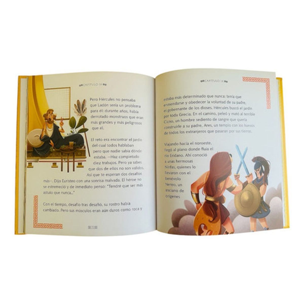 GENERICO - Libro Los Doce Trabajos De Hercules- Ilustrado Mitos Griegos