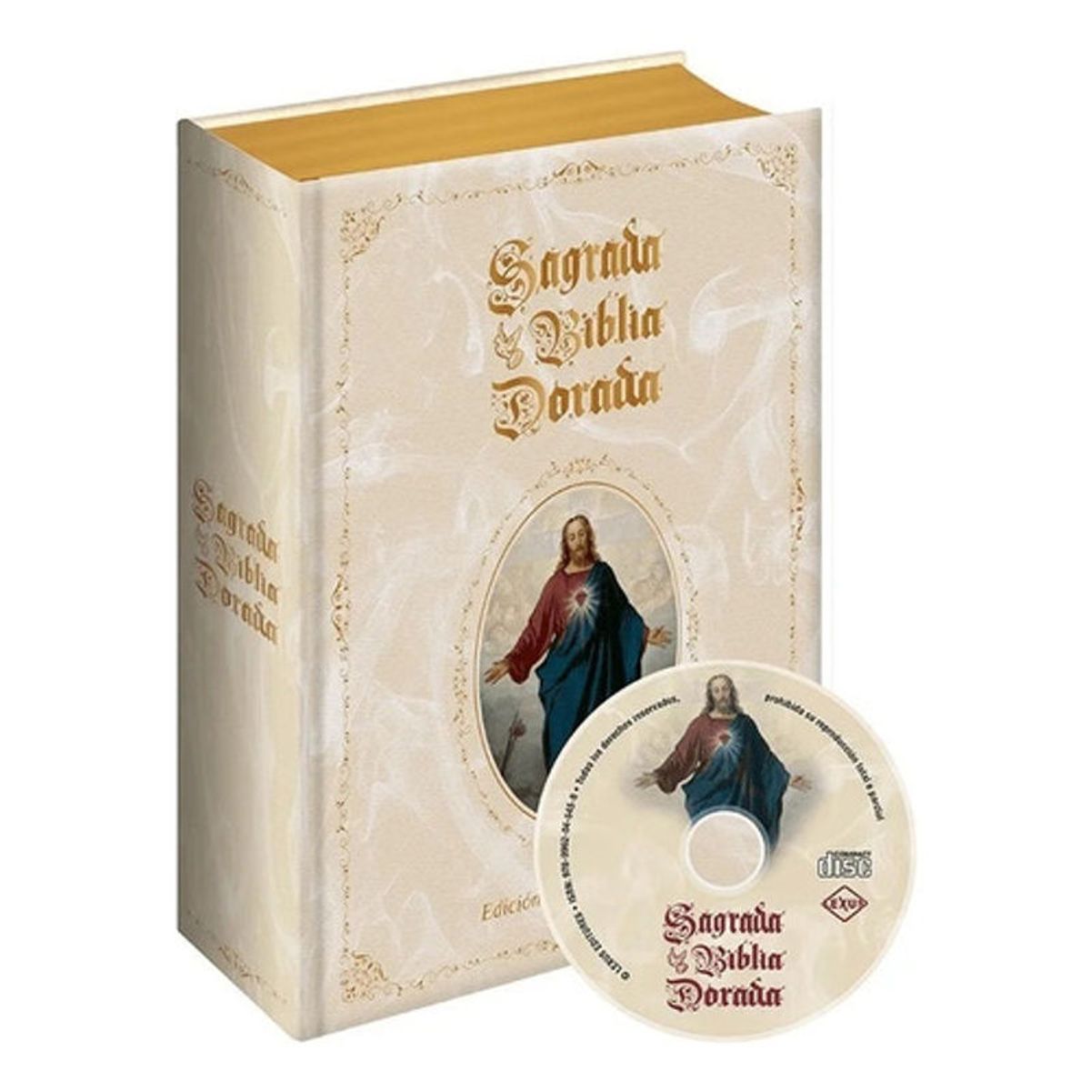 GENERICO - Sagrada Biblia Dorada Grande - Nuevo Y Original - Lexus