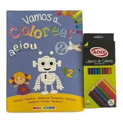 GENERICO - Libro Vamos A Colorear 2 Mundicrom