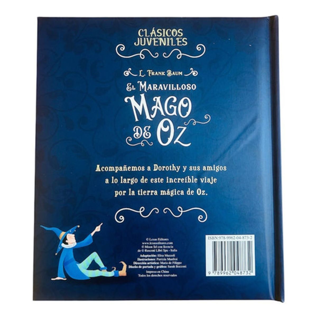 GENERICO - Libro El Maravilloso Mago De Oz Ilustrado Clasicos Juveniles
