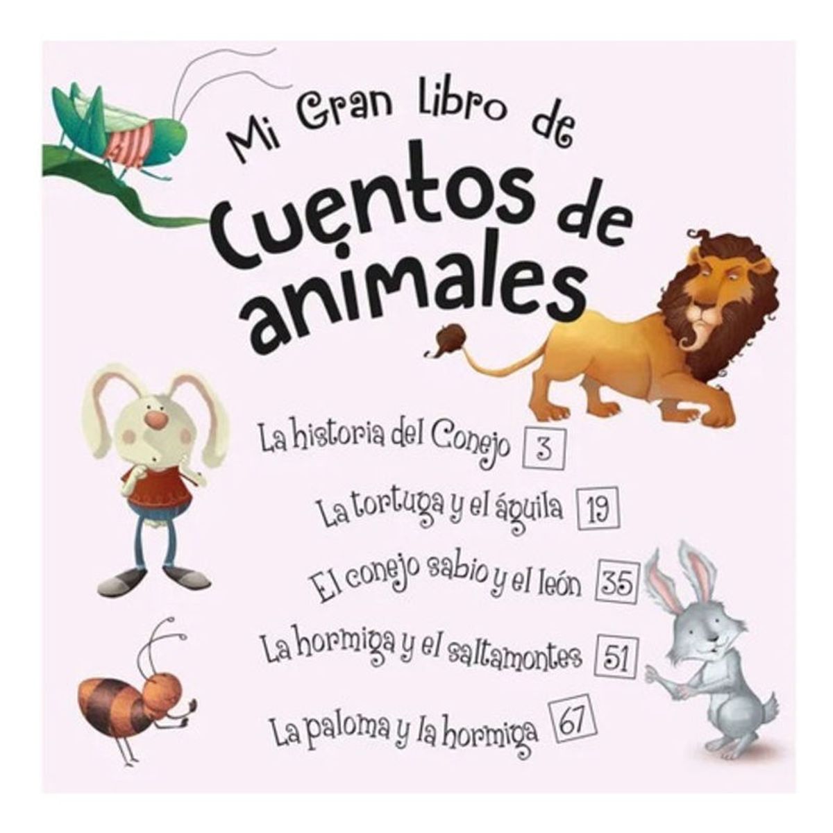 GENERICO - Mi Gran Libro De Cuentos De Animales - Lexus - Nuevo Tdura