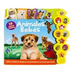 GENERICO - Libro Animales Bebes- 10 Sonidosdatos- Lexus Nuevooriginal