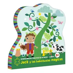 GENERICO - Jack Y Las Habichuelas Magicas Cuento+rompecabezas Piso 42pz