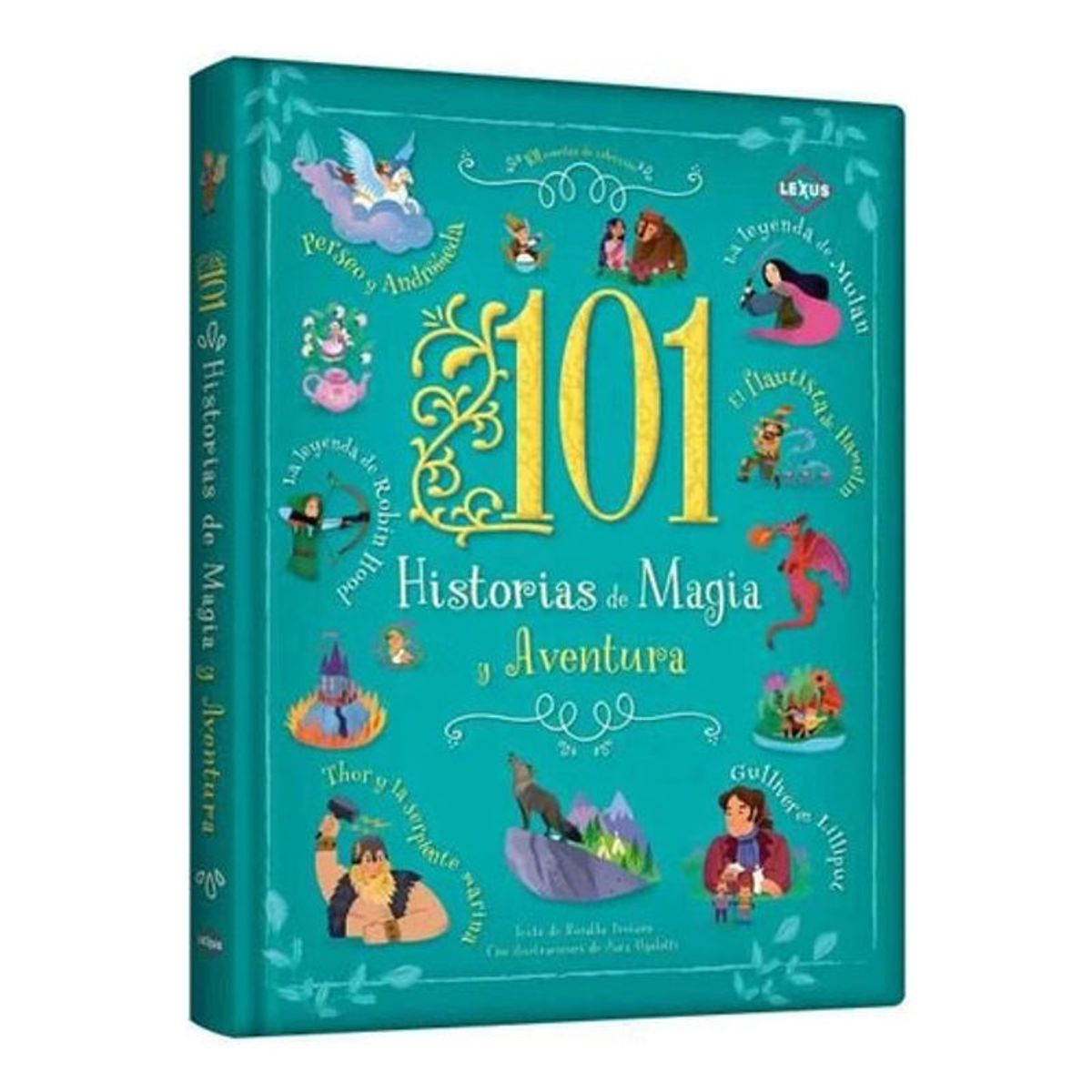 GENERICO - Libro 101 Historias De Magia Y Aventura- Lexus Nuevo- Tdura