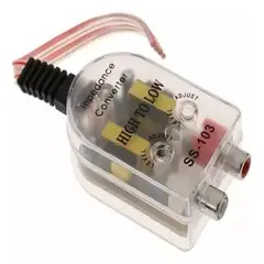 GENERICO - Conversor Impedancia Rca Radio Amplificador Auto Ss-103