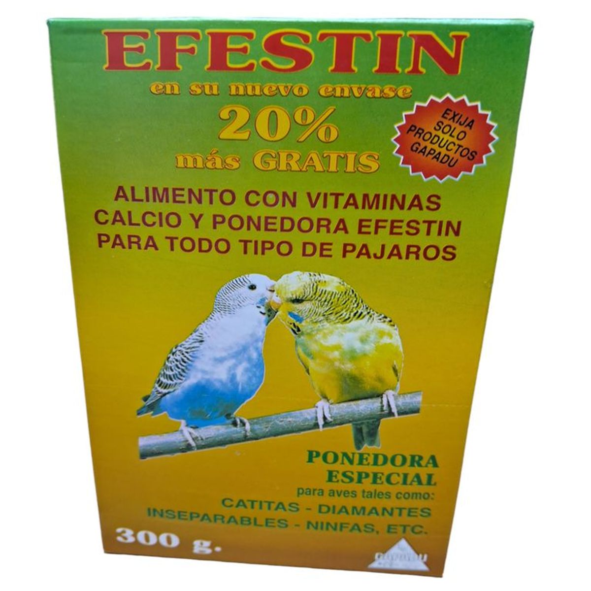 GENERICO - Efestin Alimento Vitaminas Ponedora Especial Para Aves 300gr