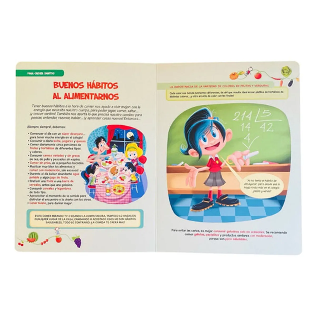 GENERICO - Libro Los Peques Descubrimos Nuestros Habitos Saludables