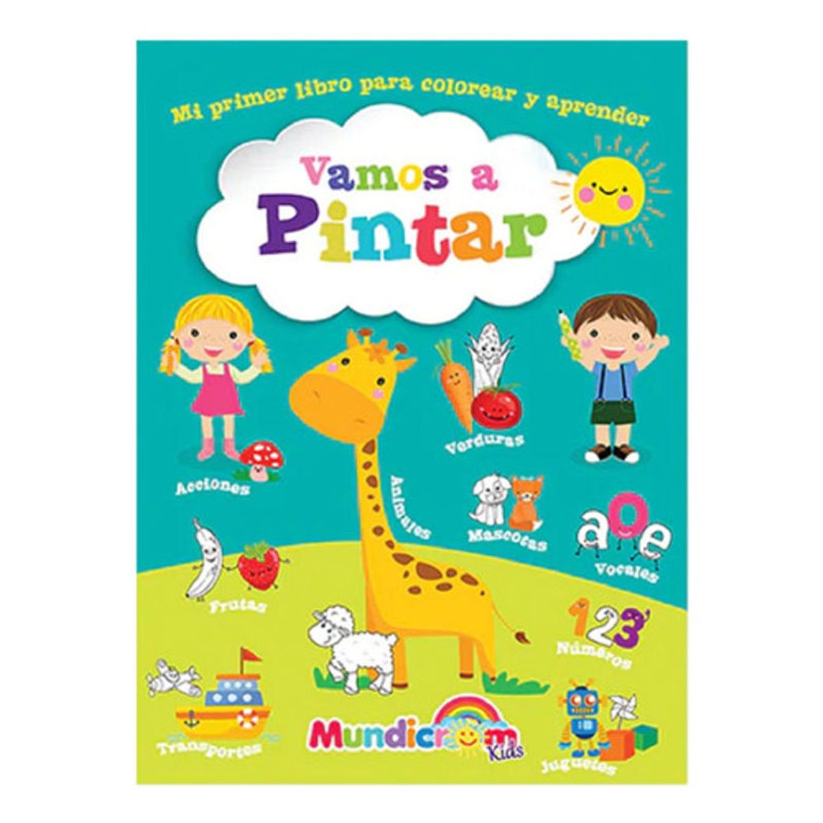 GENERICO - Libro Infantil Vamos A Pintar