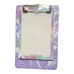 GENERICO - Mini Tabla Con Apretador 15x25 Watercolor